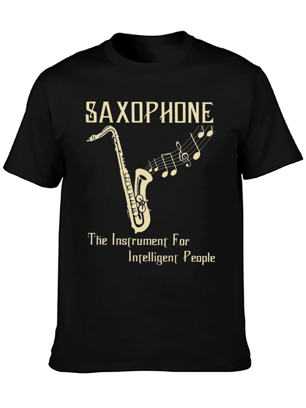Saxophone Instrument Tee for Intelligent People