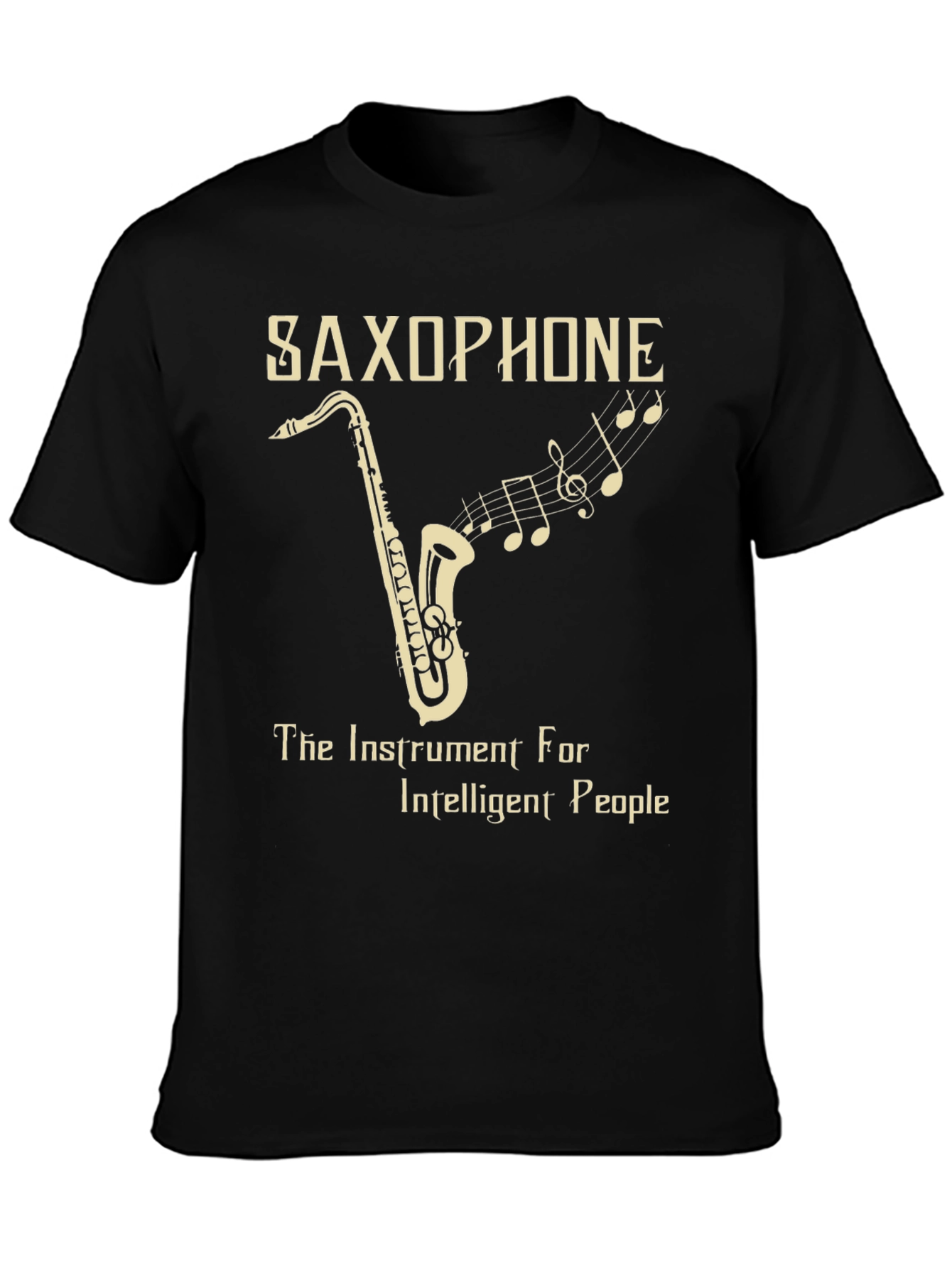 Saxophone Instrument Tee for Intelligent People