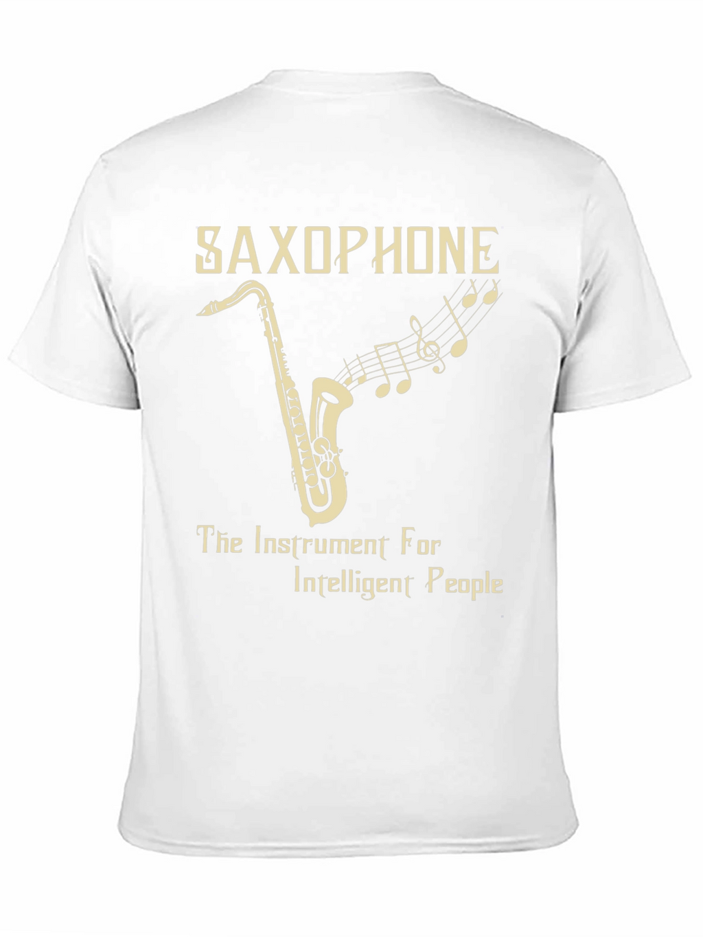 Saxophone Instrument Tee for Intelligent People