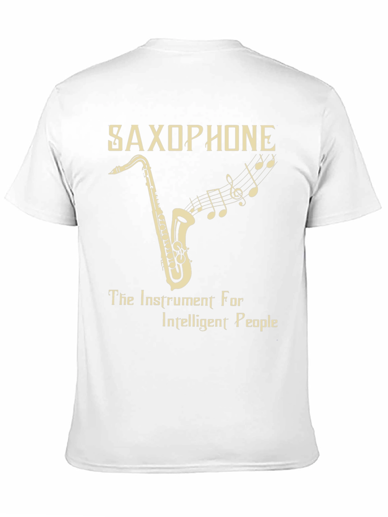 Saxophone Instrument Tee for Intelligent People