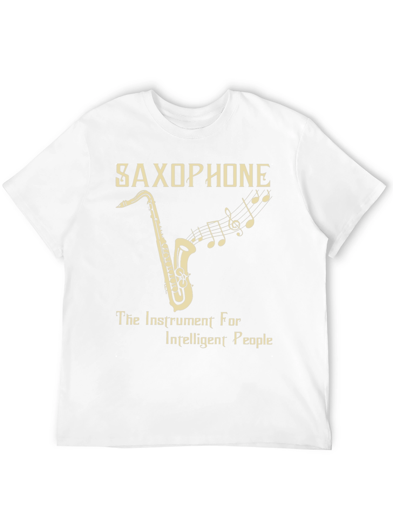 Saxophone Instrument Tee for Intelligent People