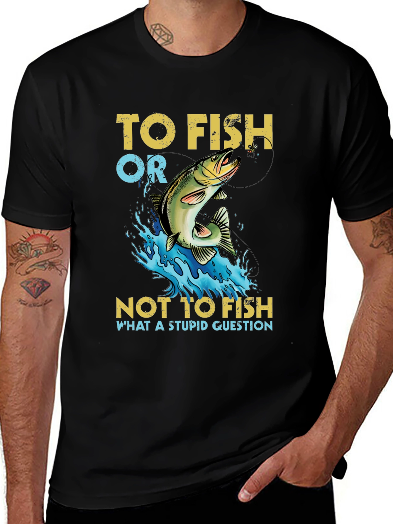 To Fish Or Not To Fish Graphic T-Shirt