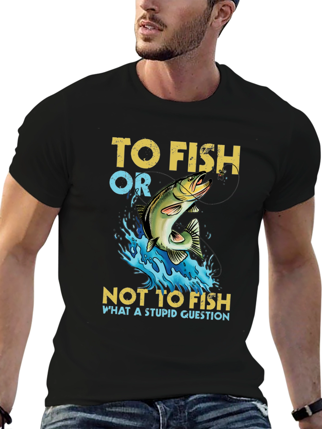 To Fish Or Not To Fish Graphic T-Shirt