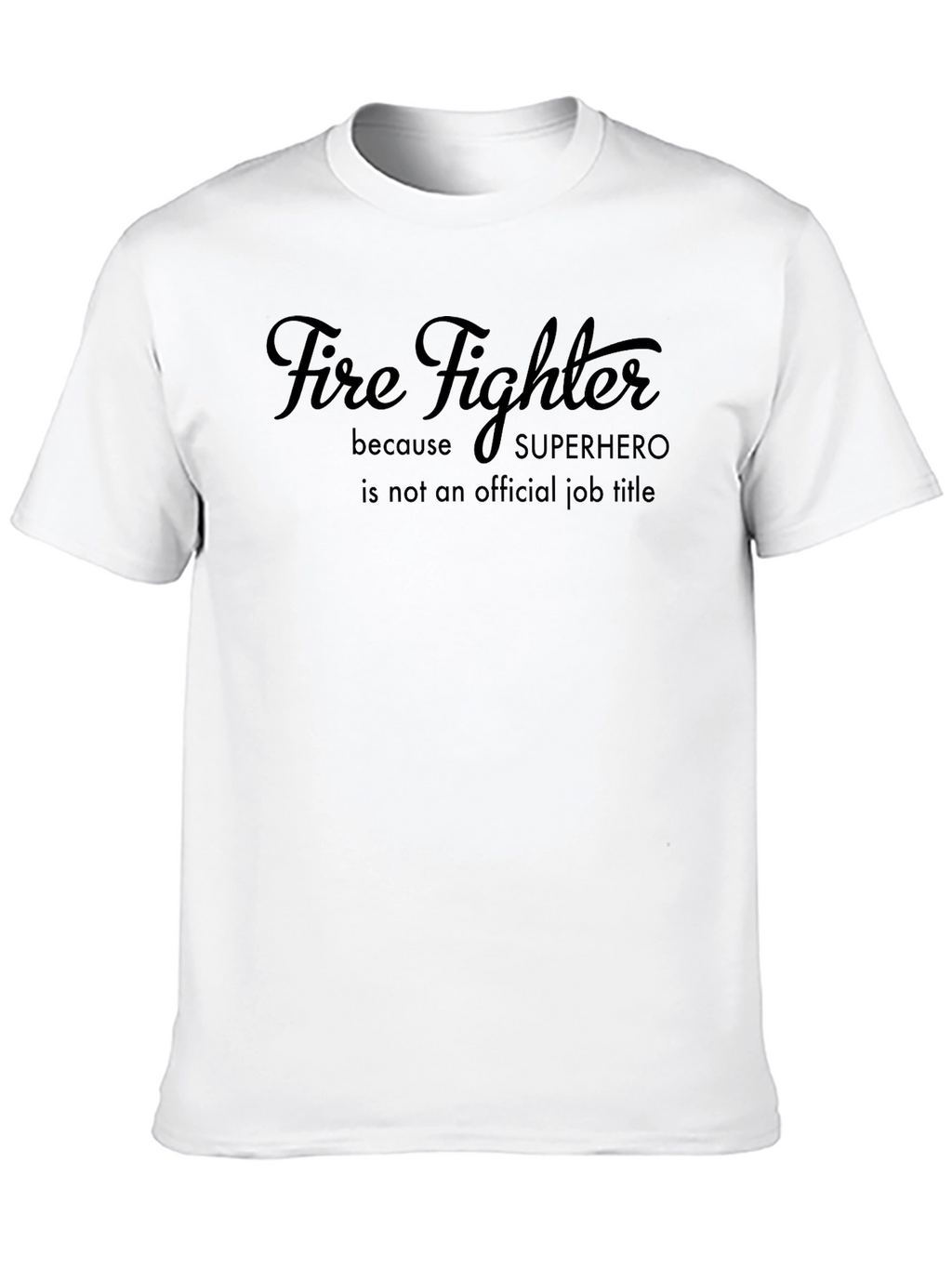 Firefighter Superhero Graphic T-Shirt