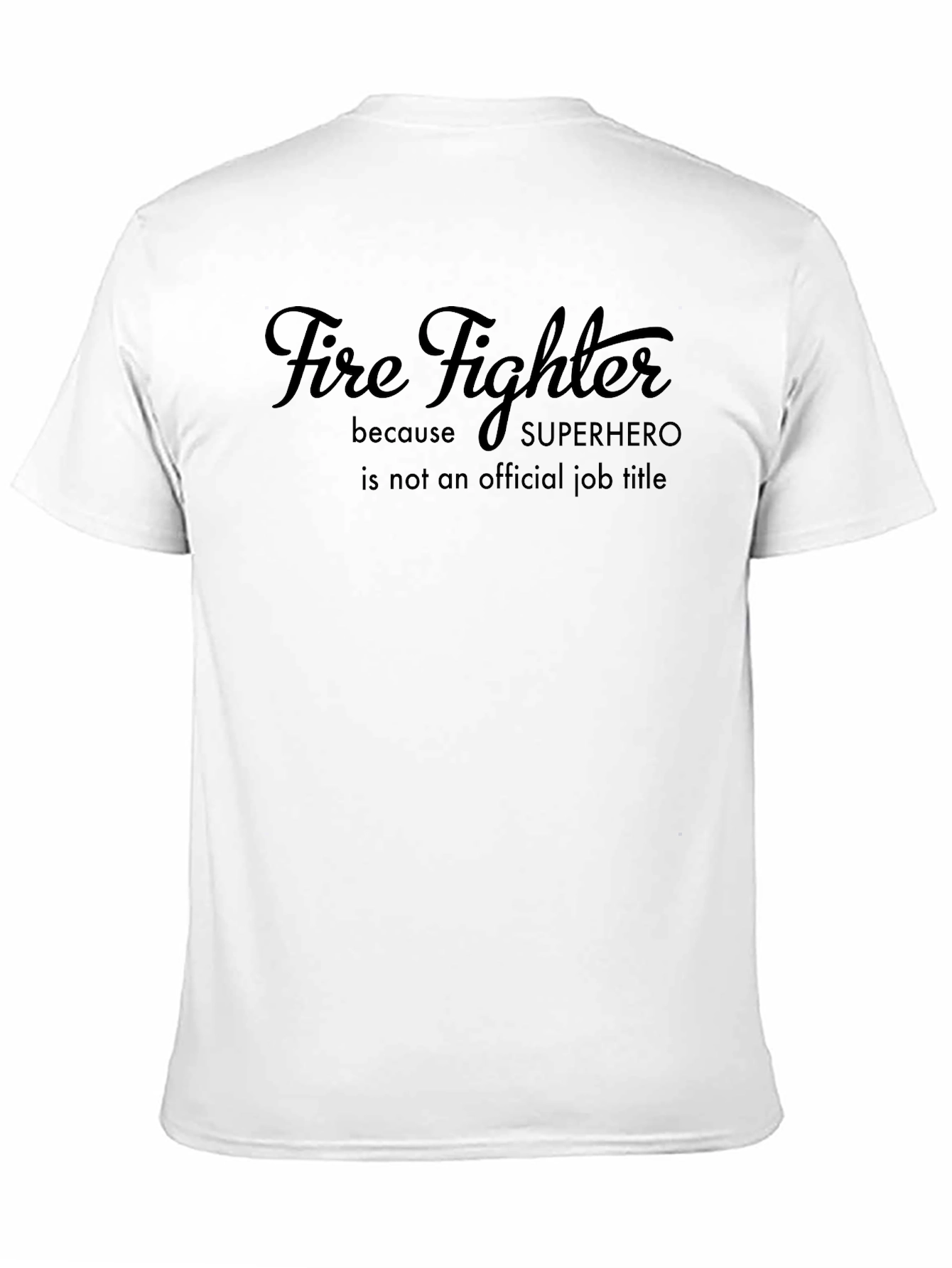 Firefighter Superhero Graphic T-Shirt