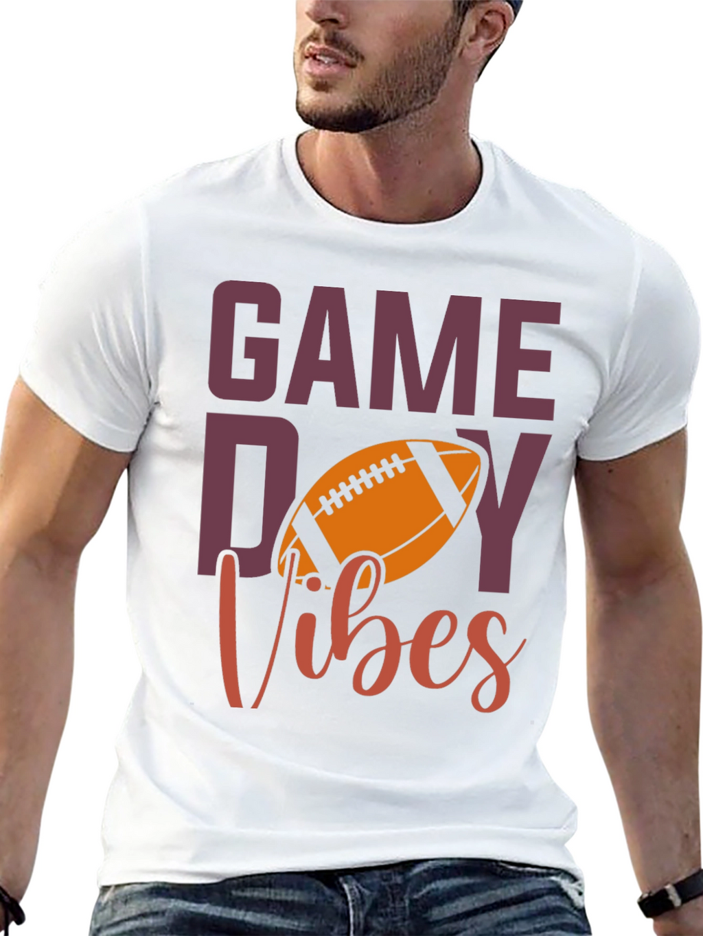 Game Day Vibes Football T-Shirt