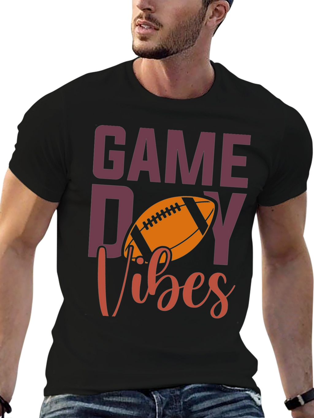 Game Day Vibes Football T-Shirt