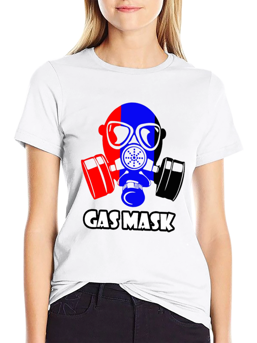 Gas Mask Graphic T-Shirt - Bold Statement Tee