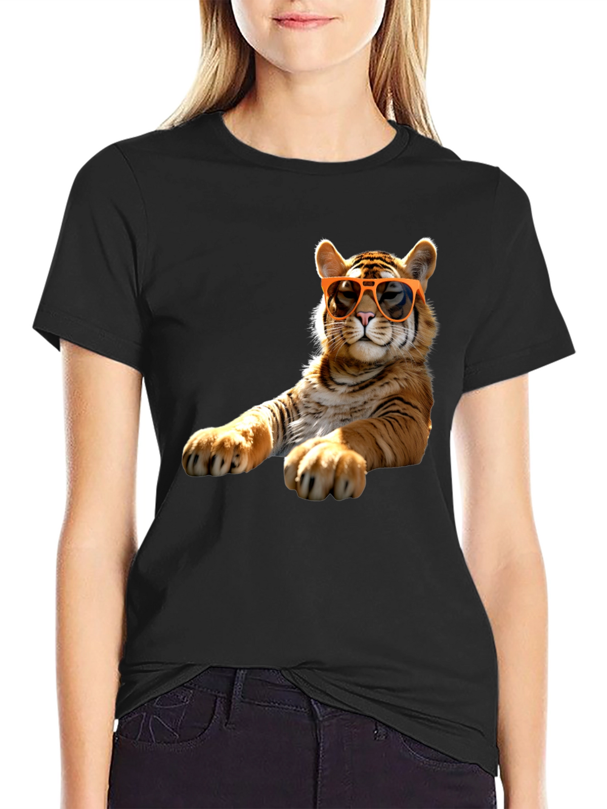 Cool Tiger Graphic T-Shirt