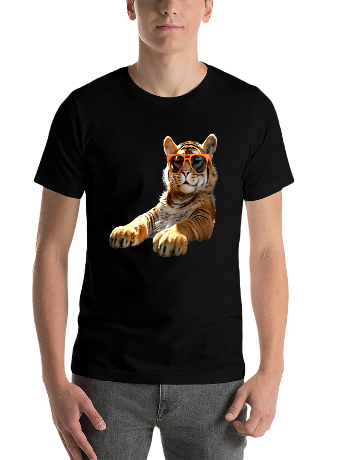 Cool Tiger Graphic T-Shirt