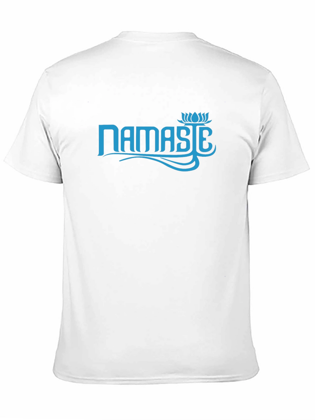Namaste Graphic Tee - Relaxed Fit Black Cotton Shirt