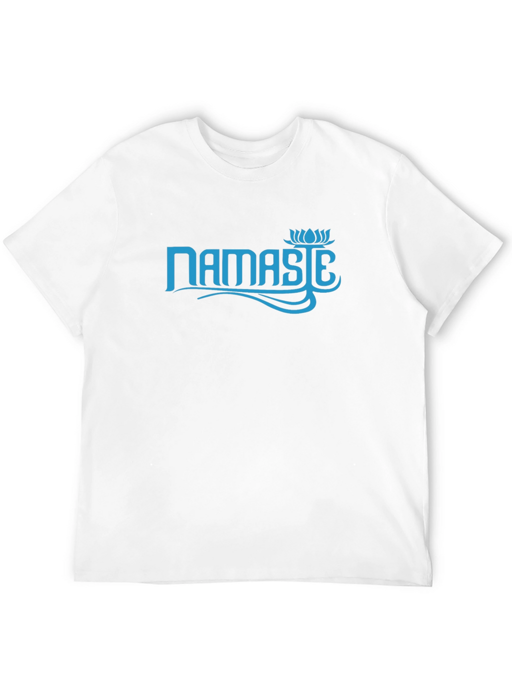Namaste Graphic Tee - Relaxed Fit Black Cotton Shirt