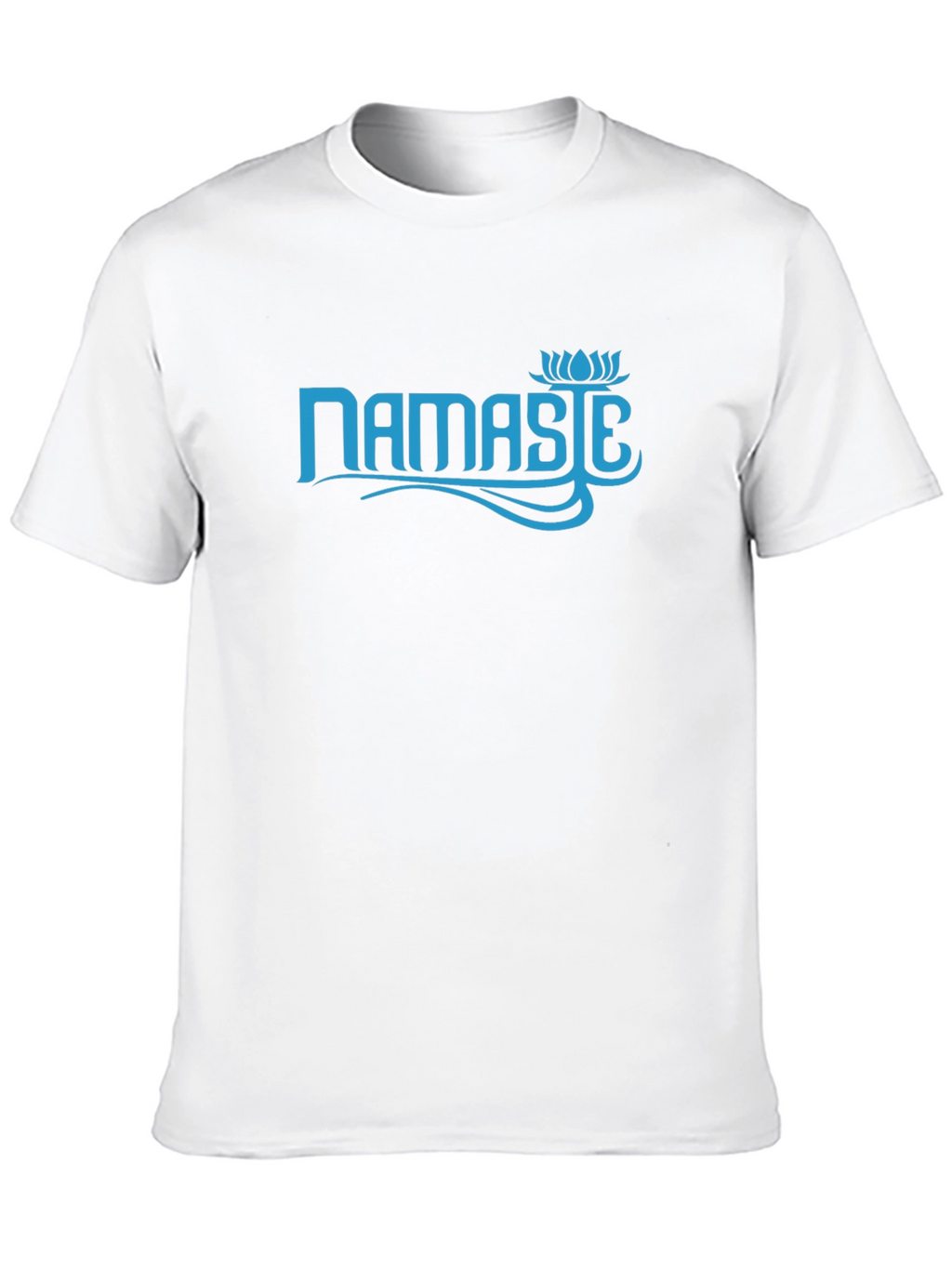Namaste Graphic Tee - Relaxed Fit Black Cotton Shirt
