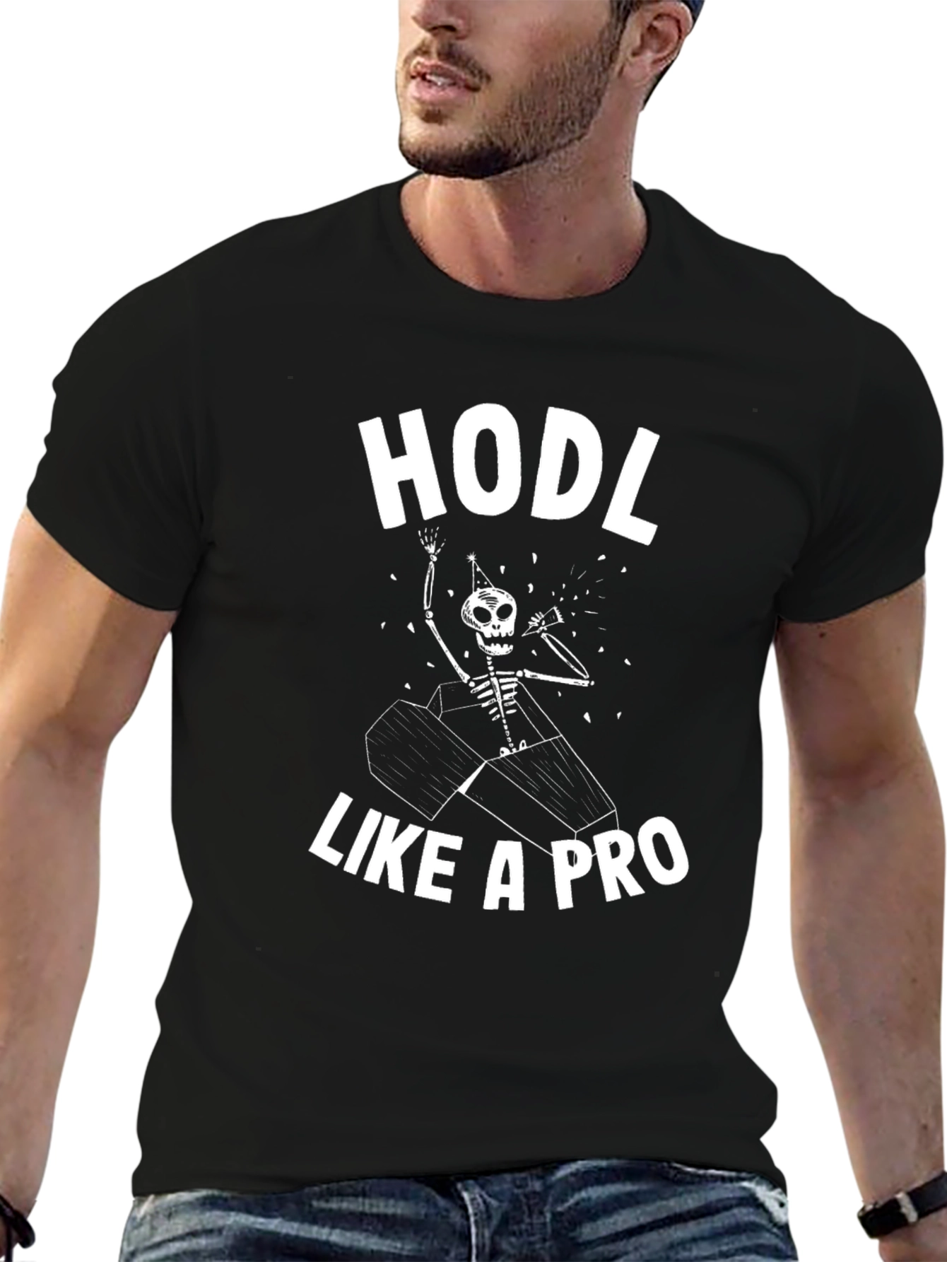 HODL Like a Pro Black T-Shirt