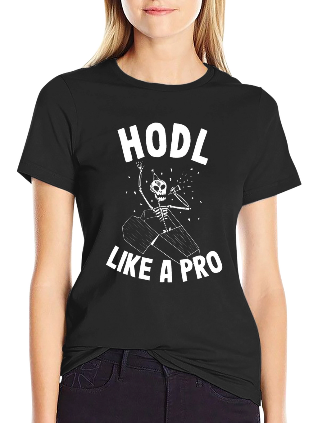 HODL Like a Pro Black T-Shirt
