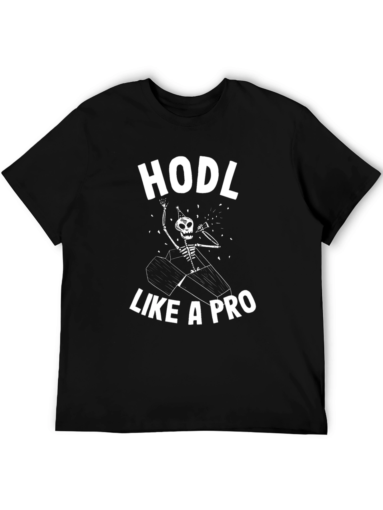 HODL Like a Pro Black T-Shirt
