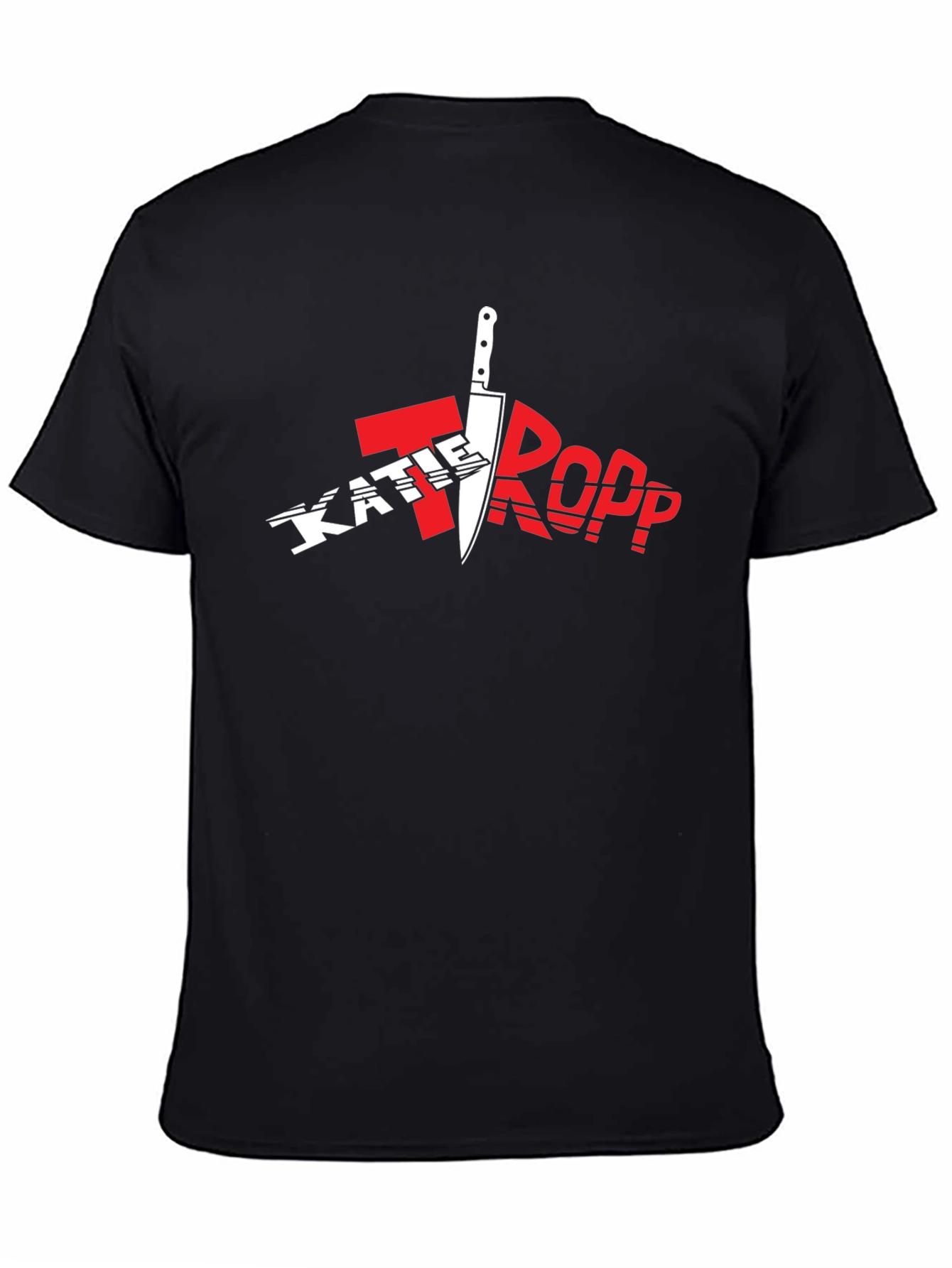Katie Tropp Black Graphic Tee