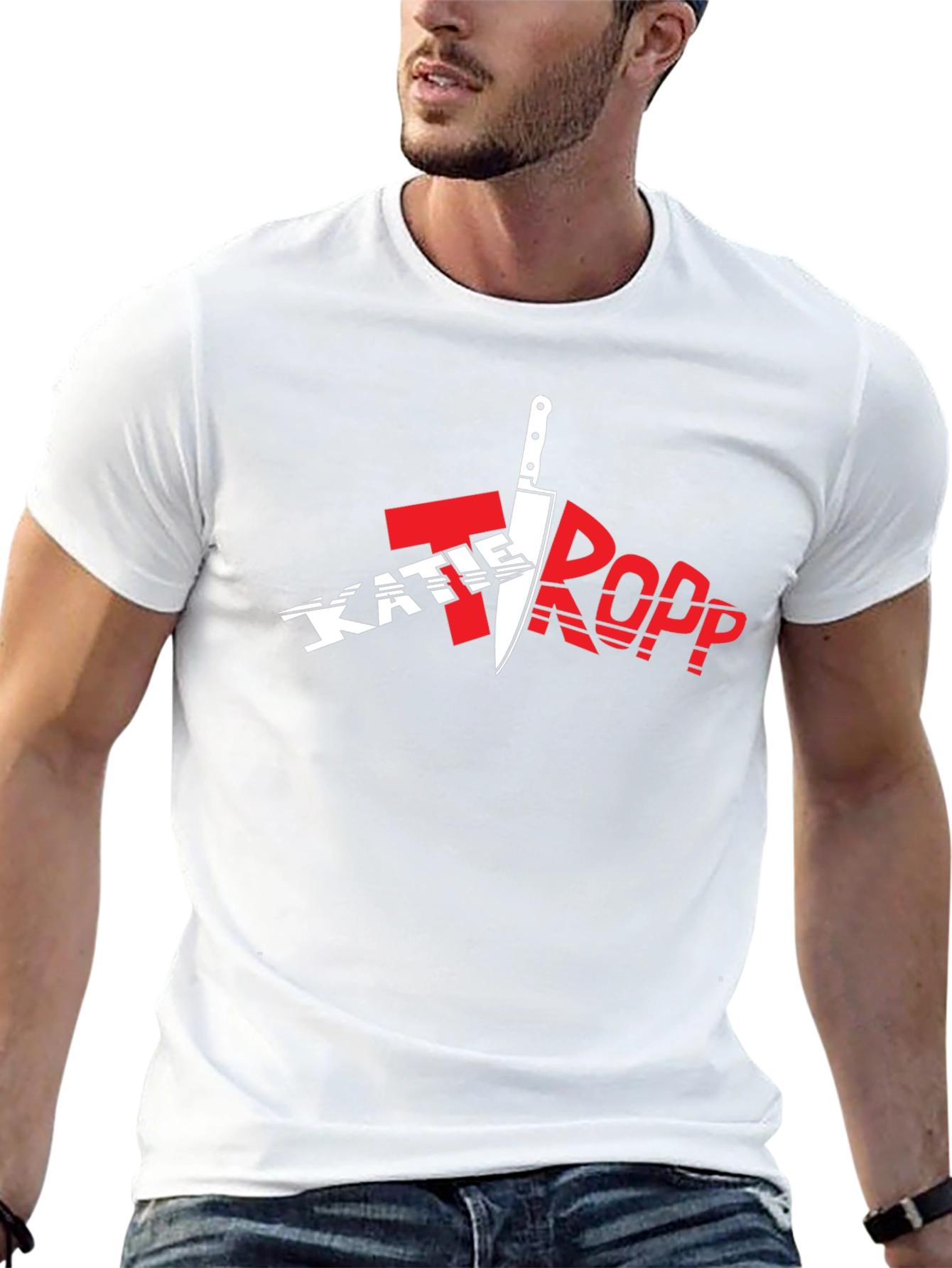 Katie Tropp Black Graphic Tee