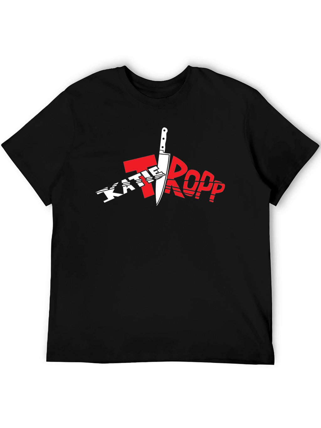 Katie Tropp Black Graphic Tee