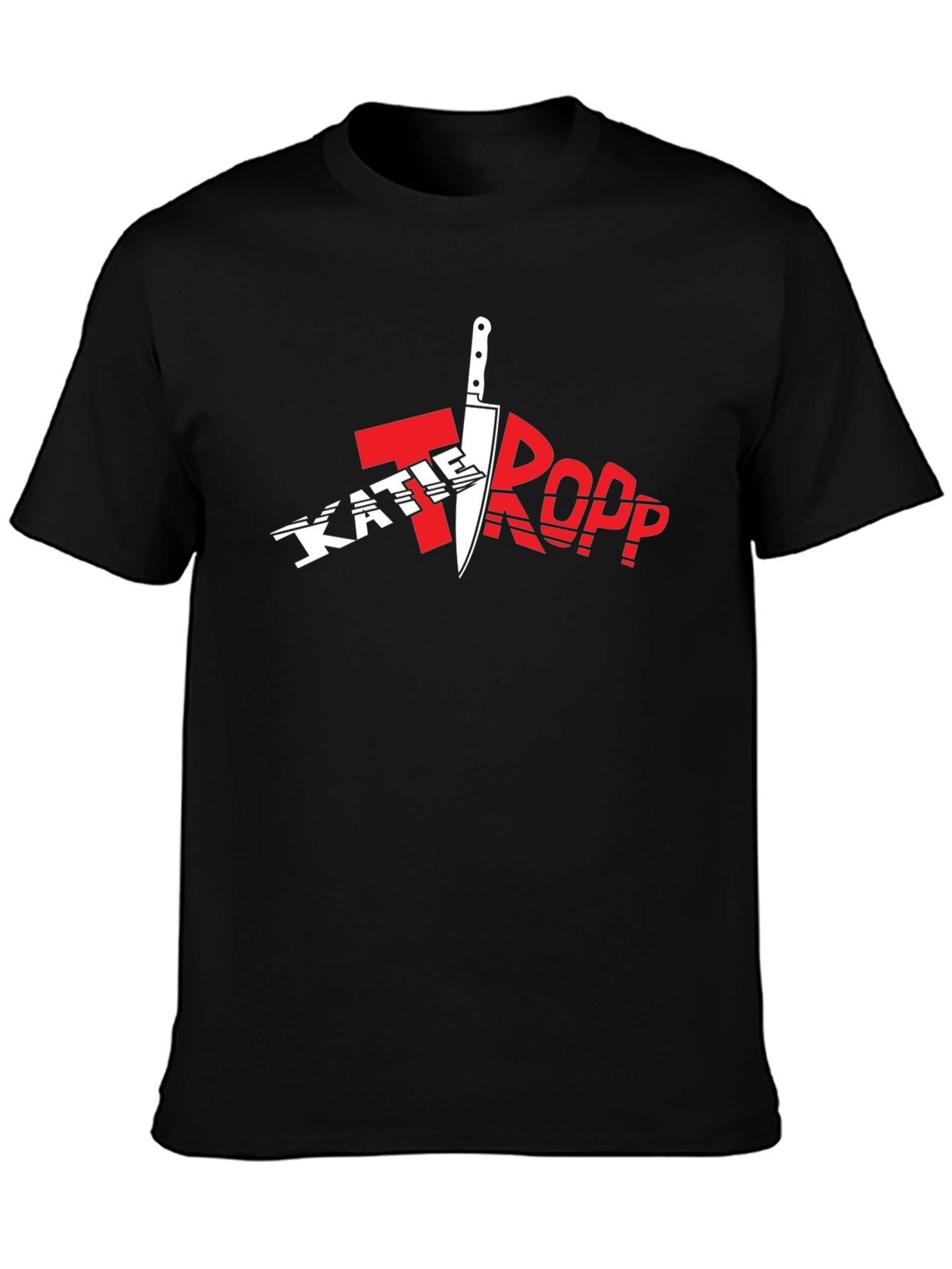 Katie Tropp Black Graphic Tee