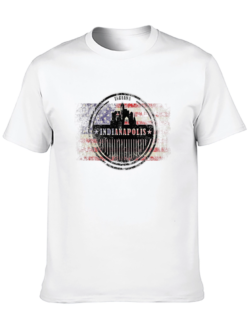 Indianapolis Flag Graphic T-Shirt