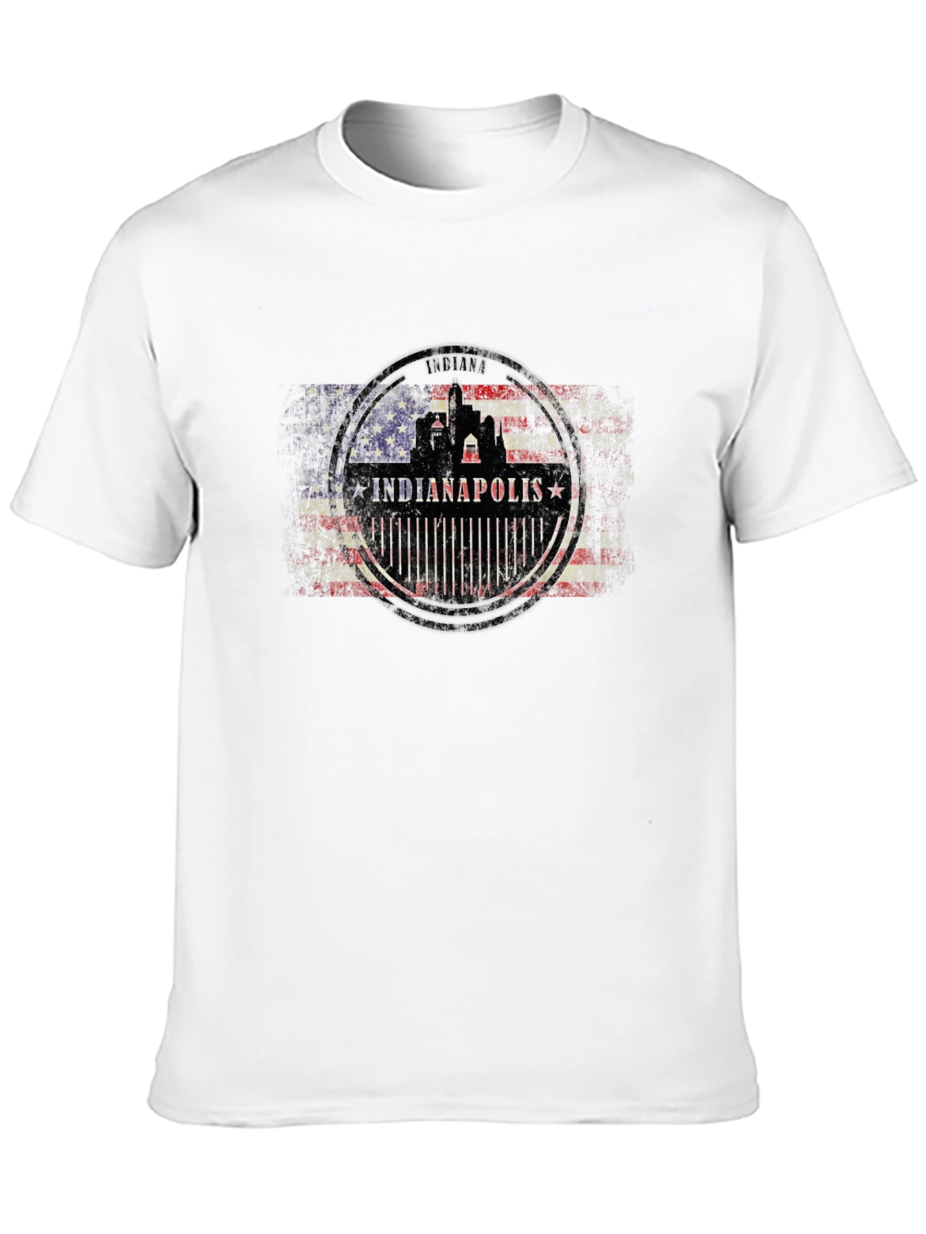 Indianapolis Flag Graphic T-Shirt