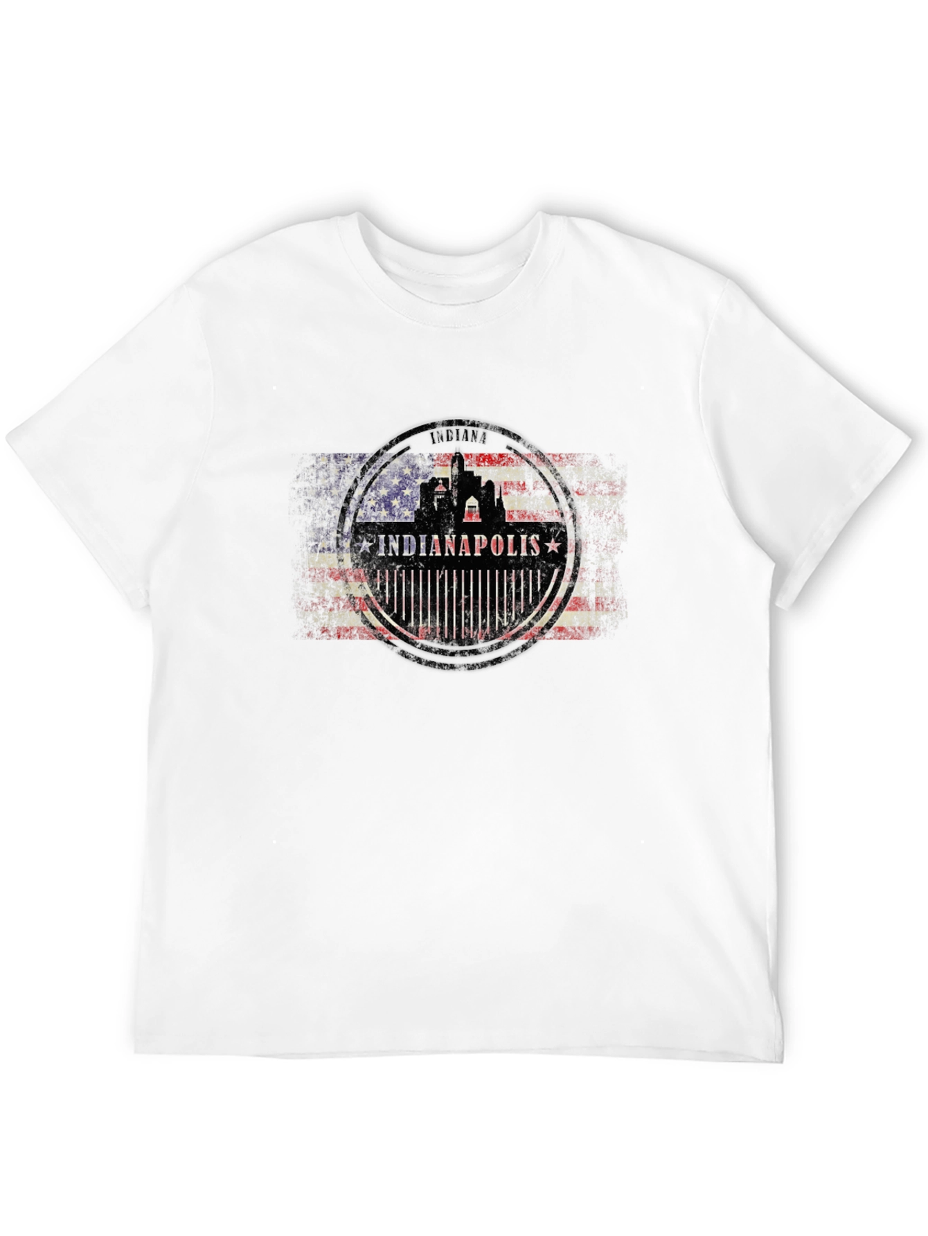 Indianapolis Flag Graphic T-Shirt