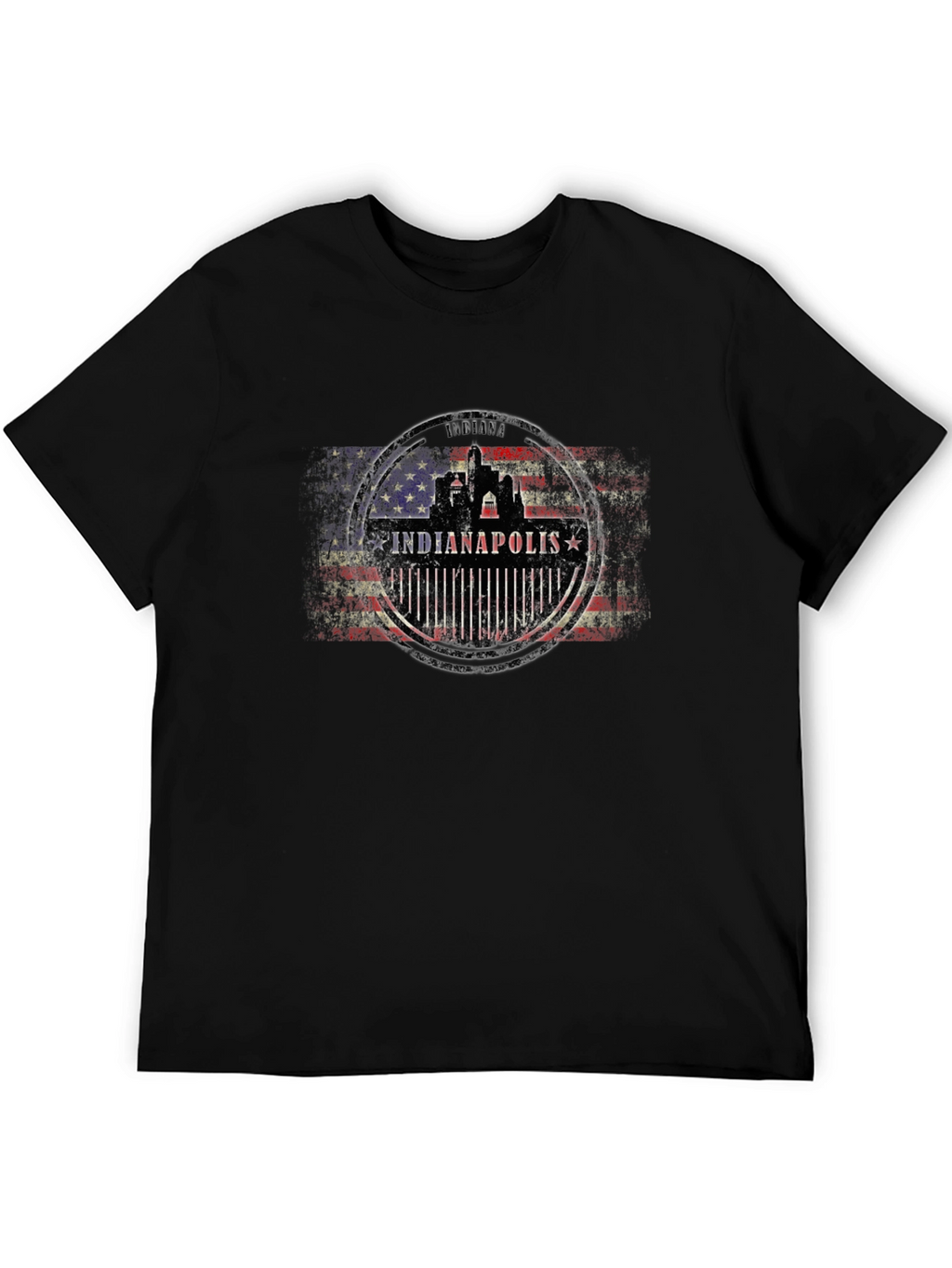 Indianapolis Flag Graphic T-Shirt