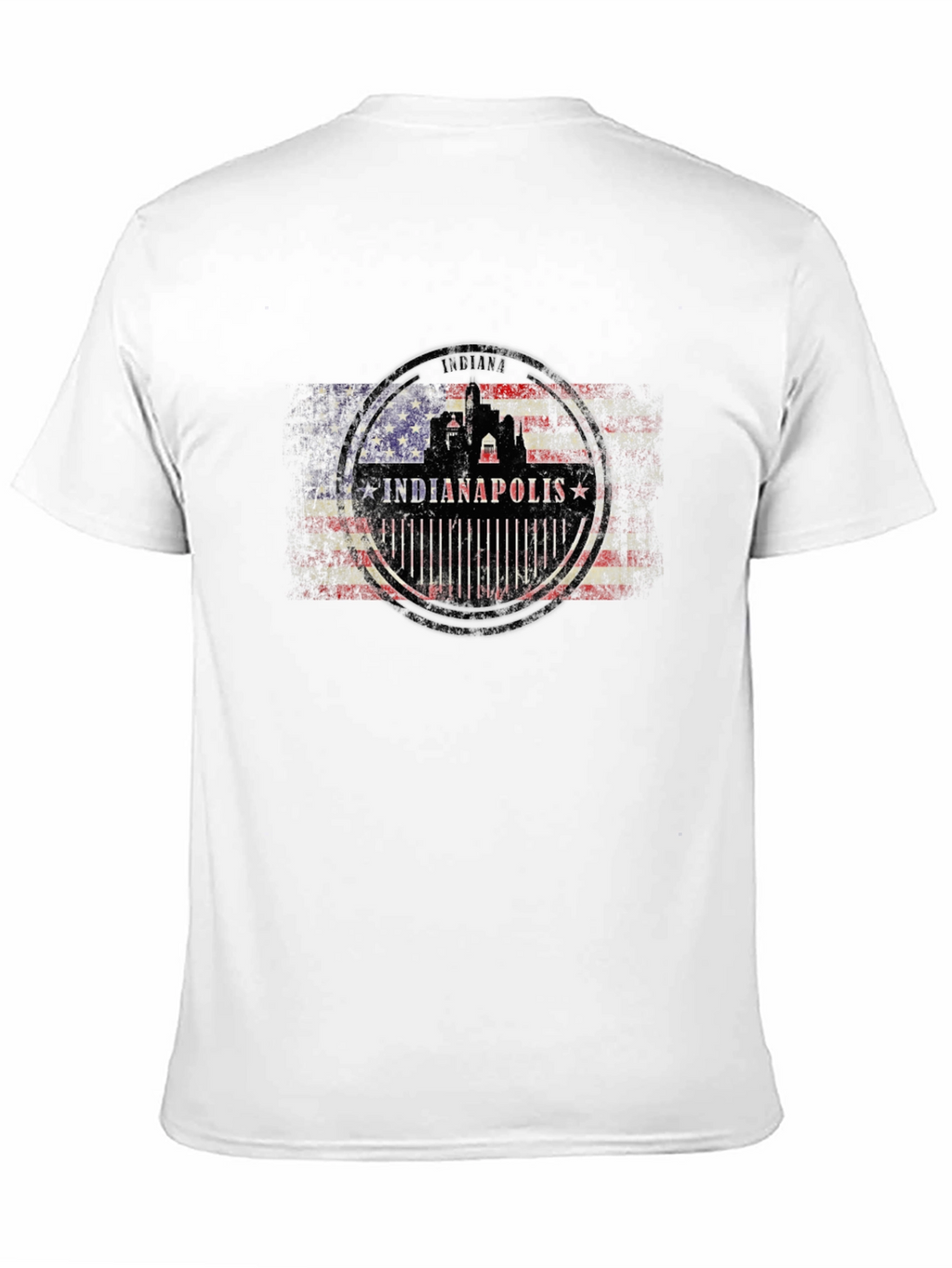Indianapolis Flag Graphic T-Shirt