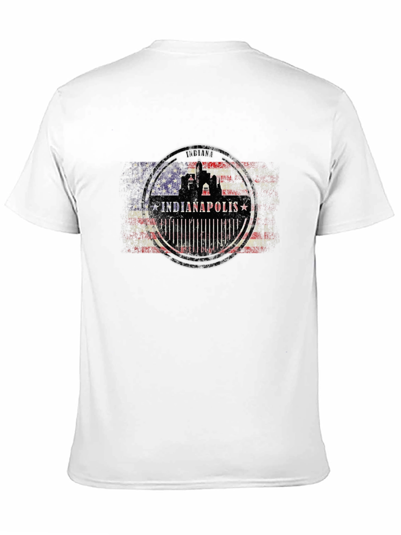 Indianapolis Flag Graphic T-Shirt