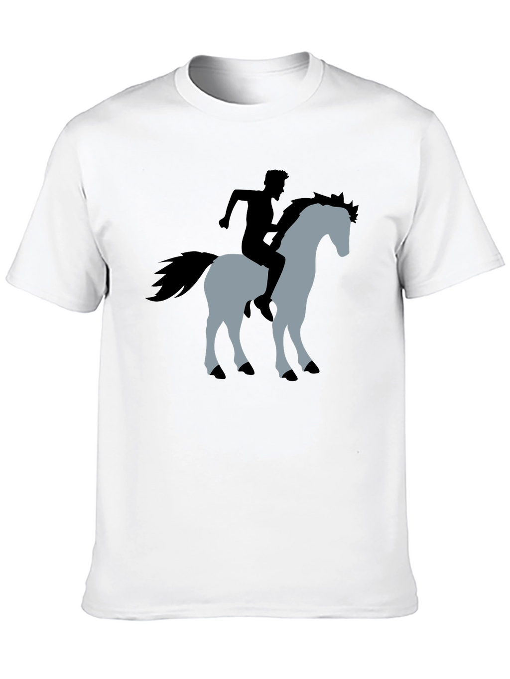 Equestrian Graphic T-Shirt - Stylish Rider Design
