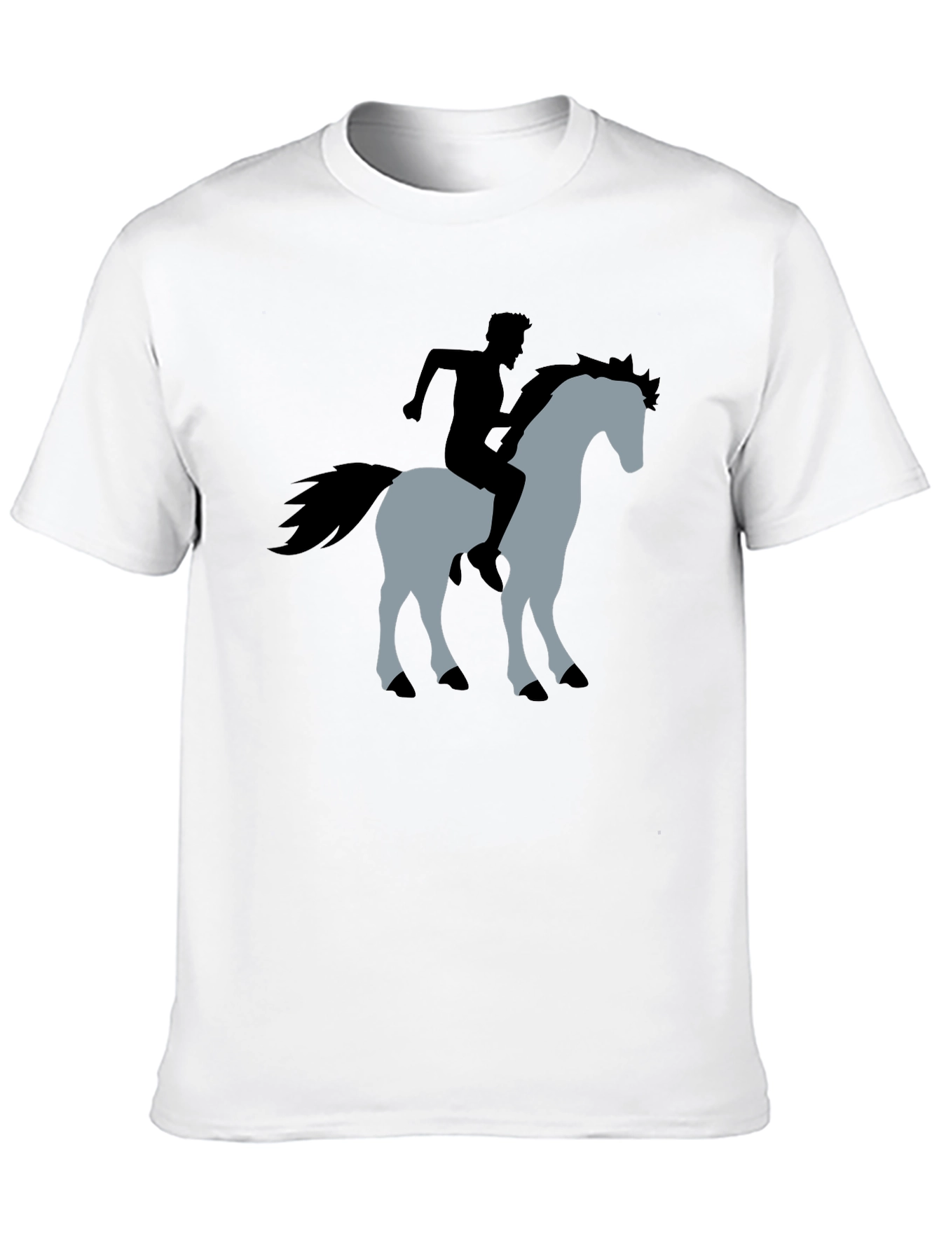 Equestrian Graphic T-Shirt - Stylish Rider Design