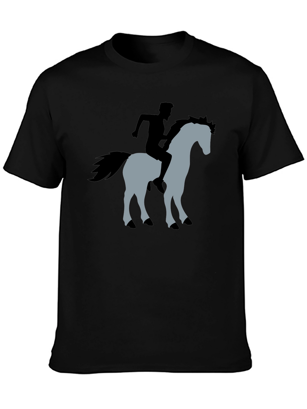 Equestrian Graphic T-Shirt - Stylish Rider Design