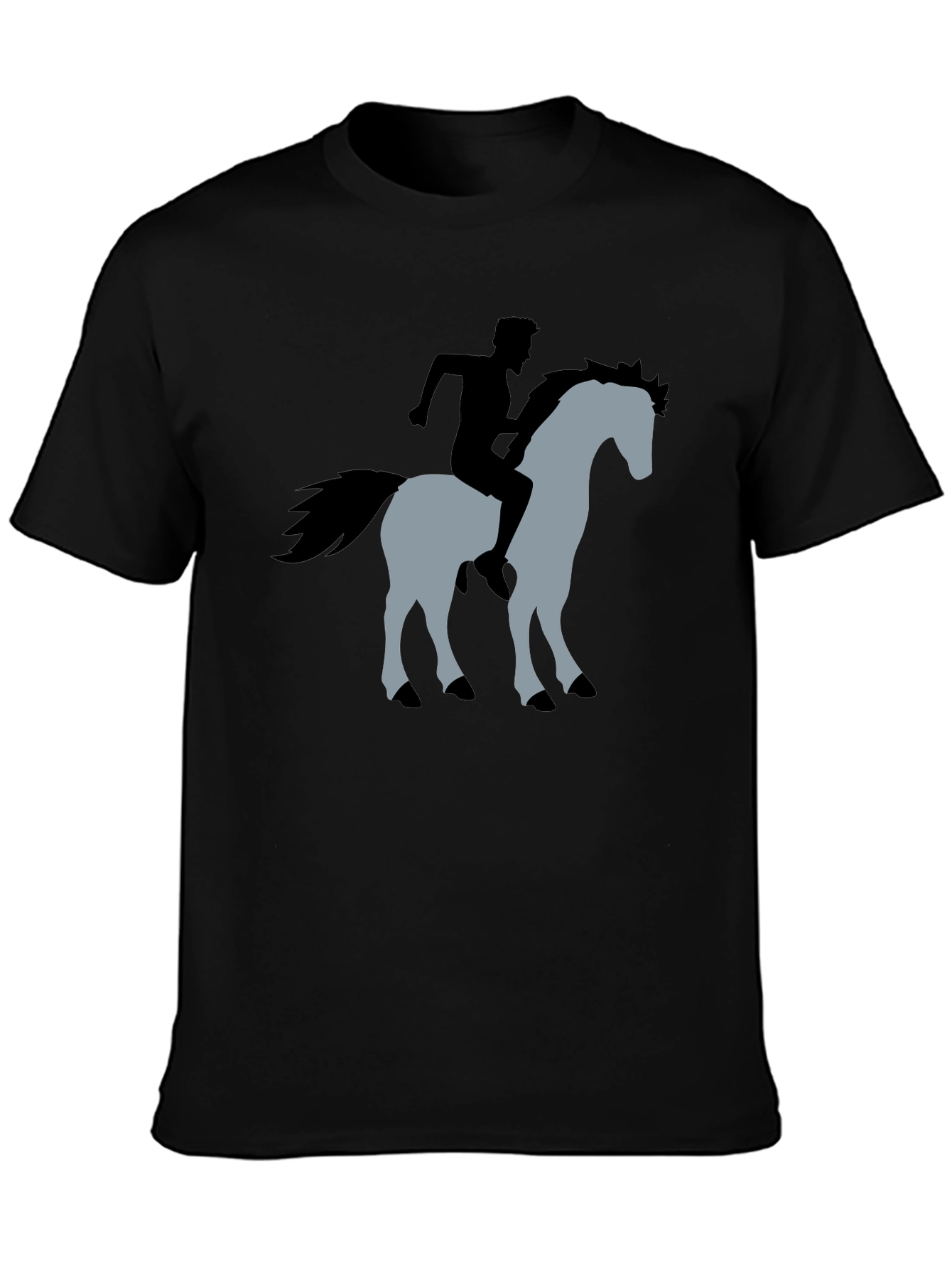 Equestrian Graphic T-Shirt - Stylish Rider Design