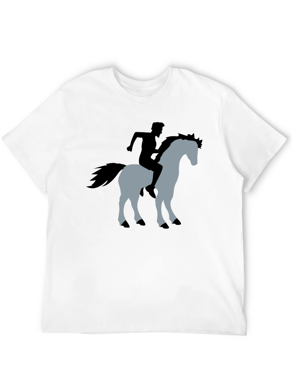 Equestrian Graphic T-Shirt - Stylish Rider Design