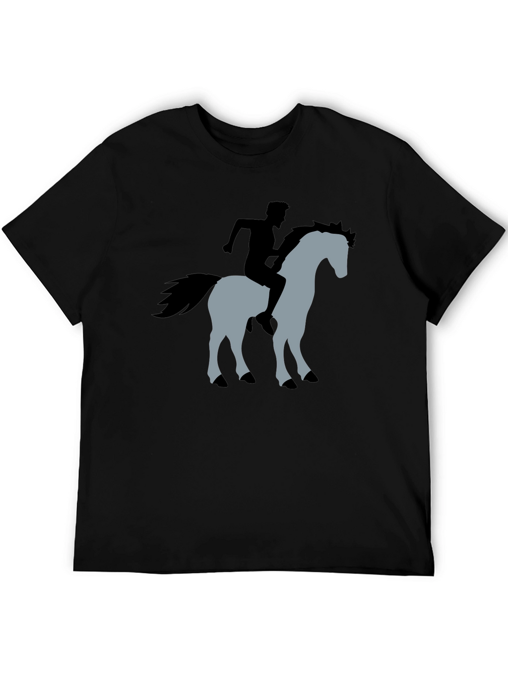 Equestrian Graphic T-Shirt - Stylish Rider Design