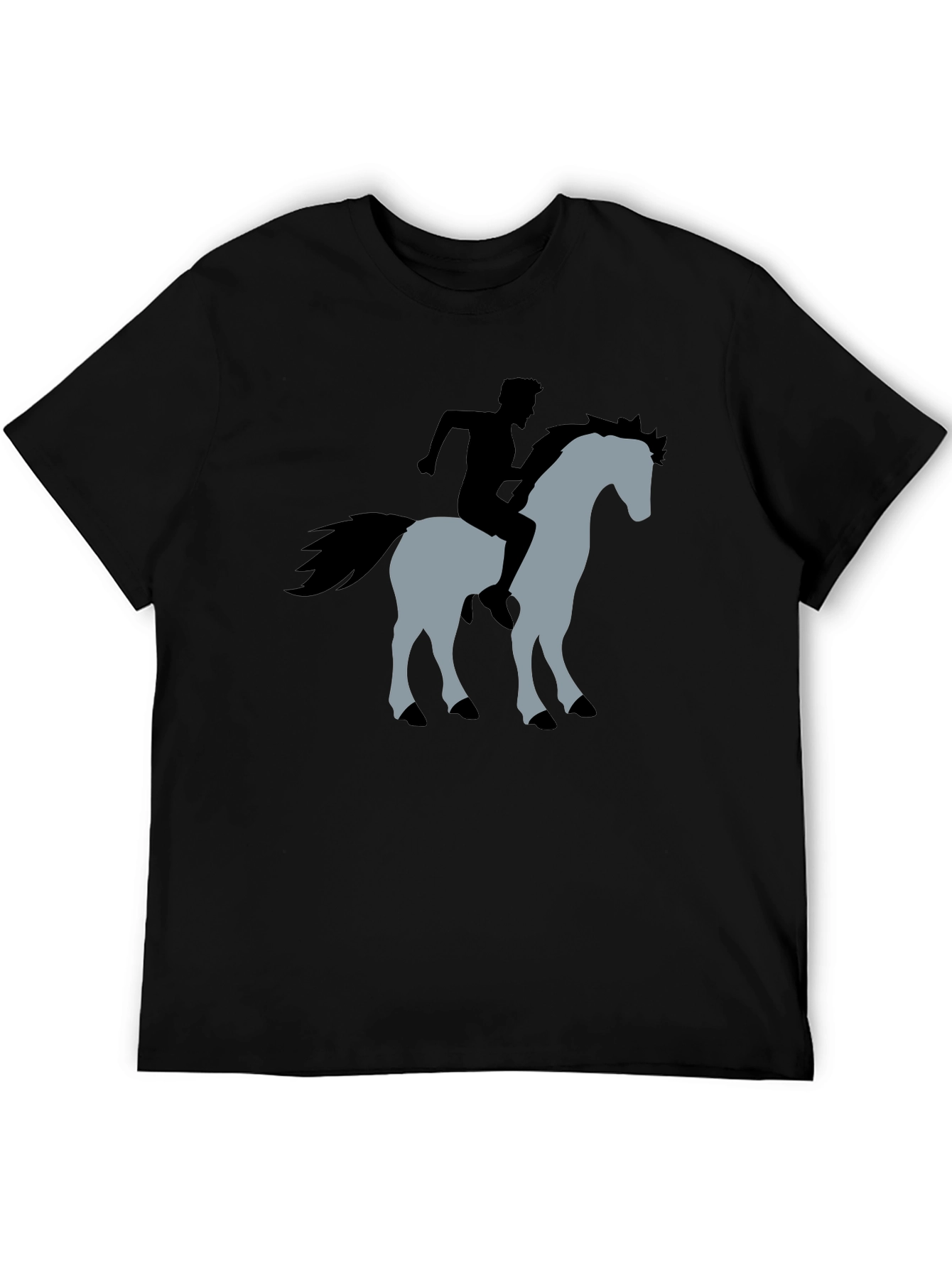 Equestrian Graphic T-Shirt - Stylish Rider Design
