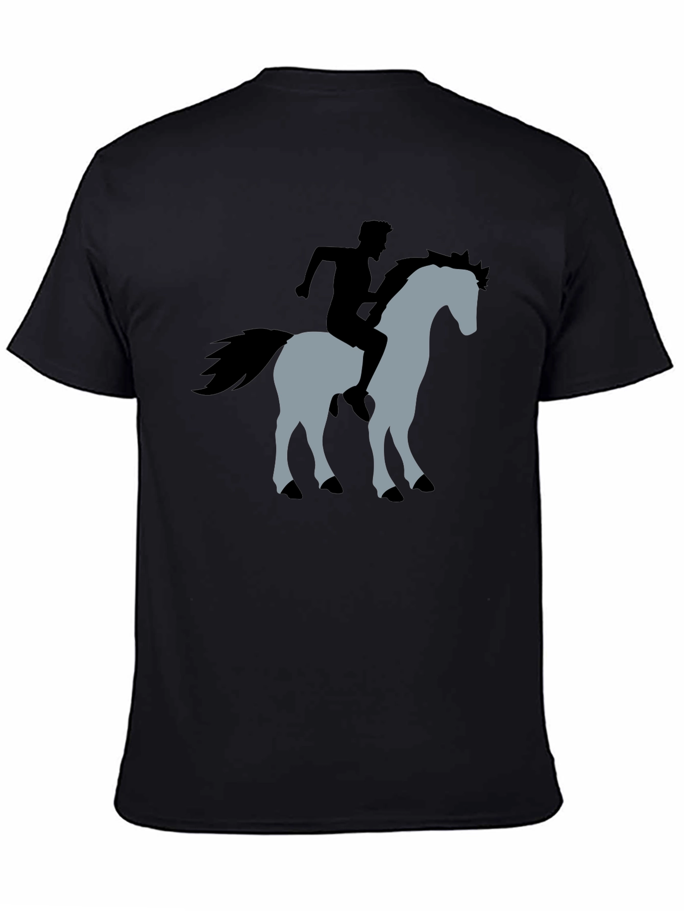Equestrian Graphic T-Shirt - Stylish Rider Design