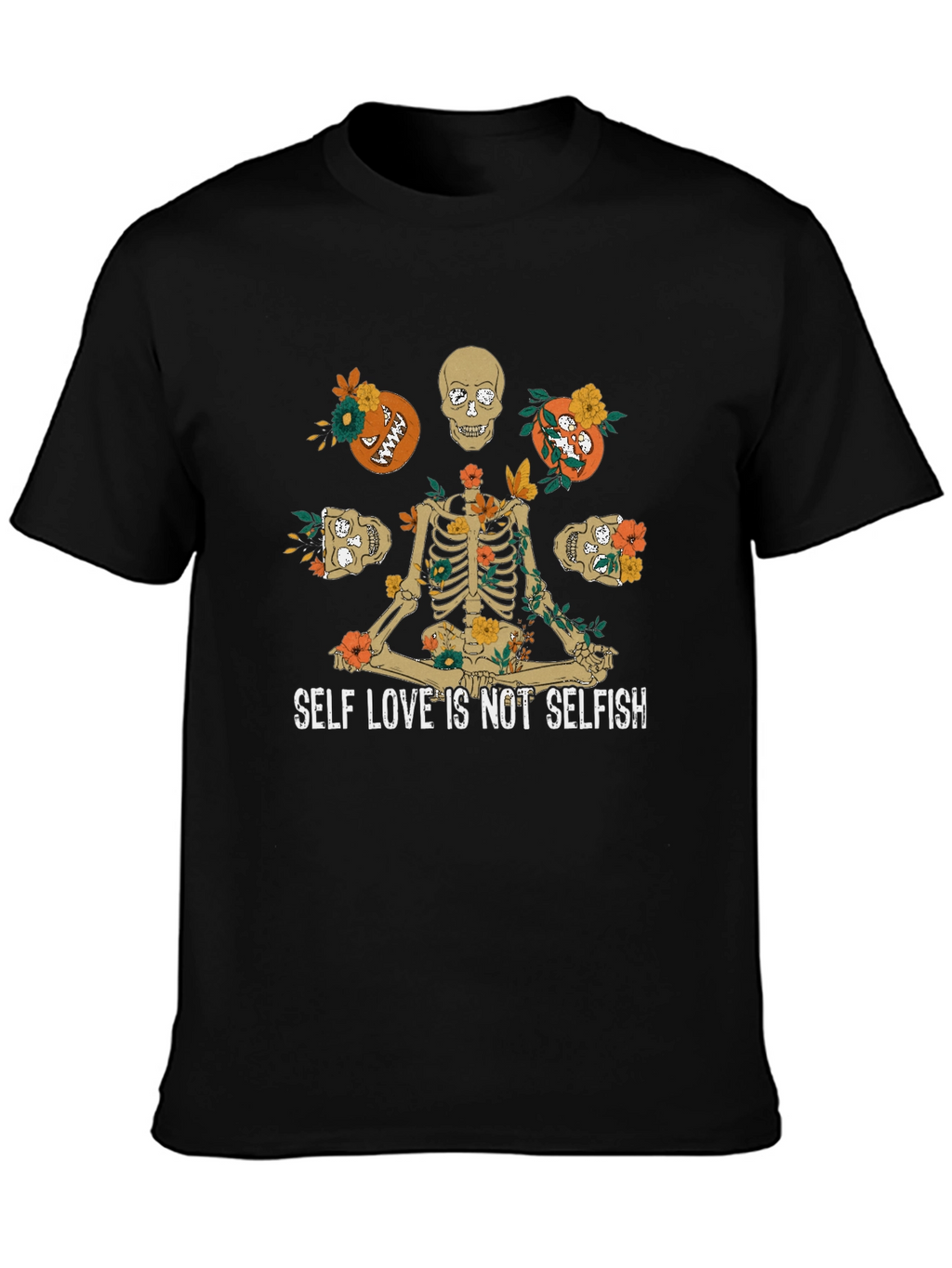 Self Love Skeleton Graphic T-Shirt