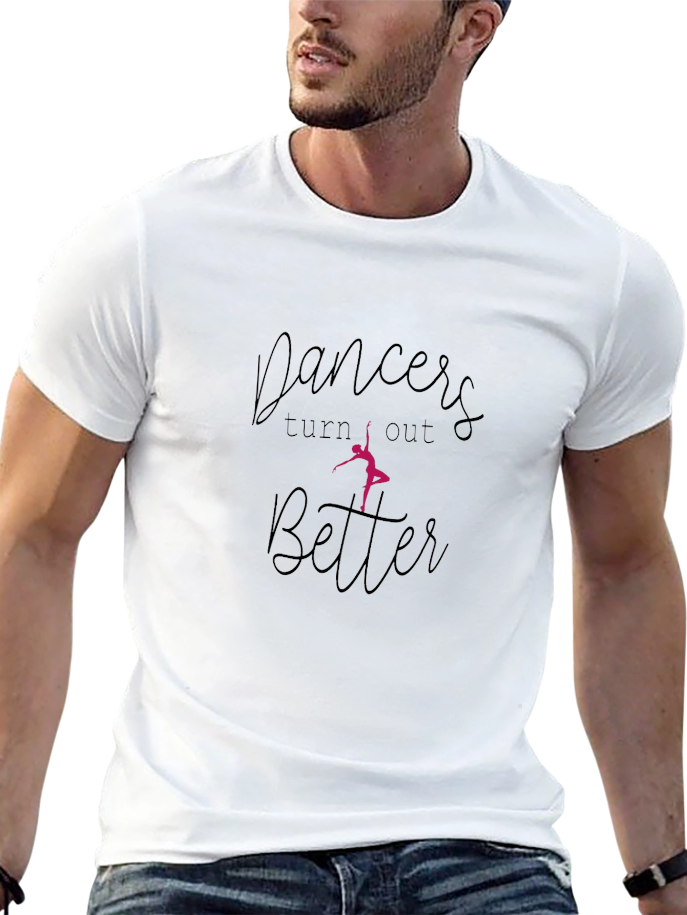 Dancers Turn Out Better Black T-Shirt