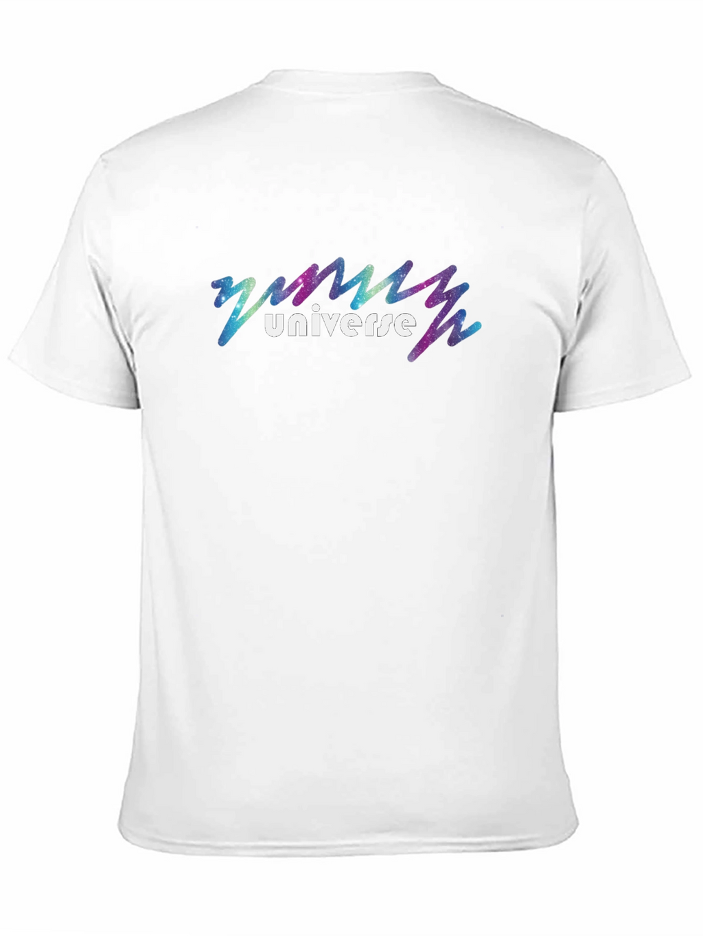Universe Galaxy Graphic Black T-Shirt