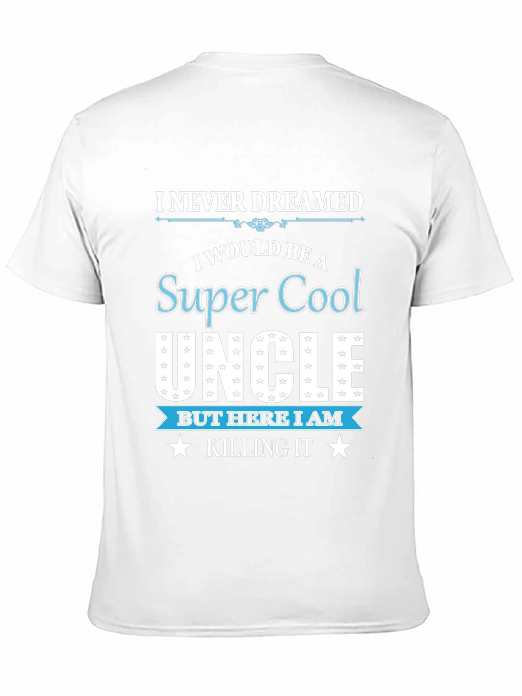 Super Cool Uncle Black T-Shirt
