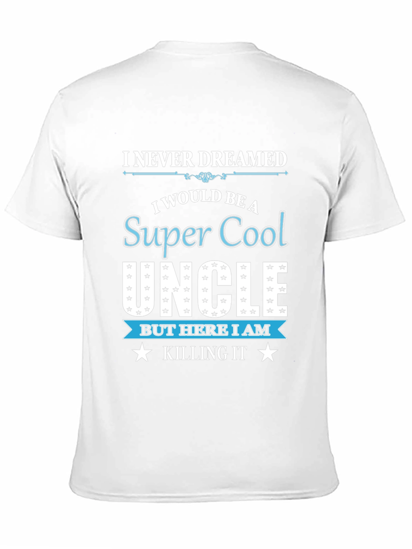 Super Cool Uncle Black T-Shirt