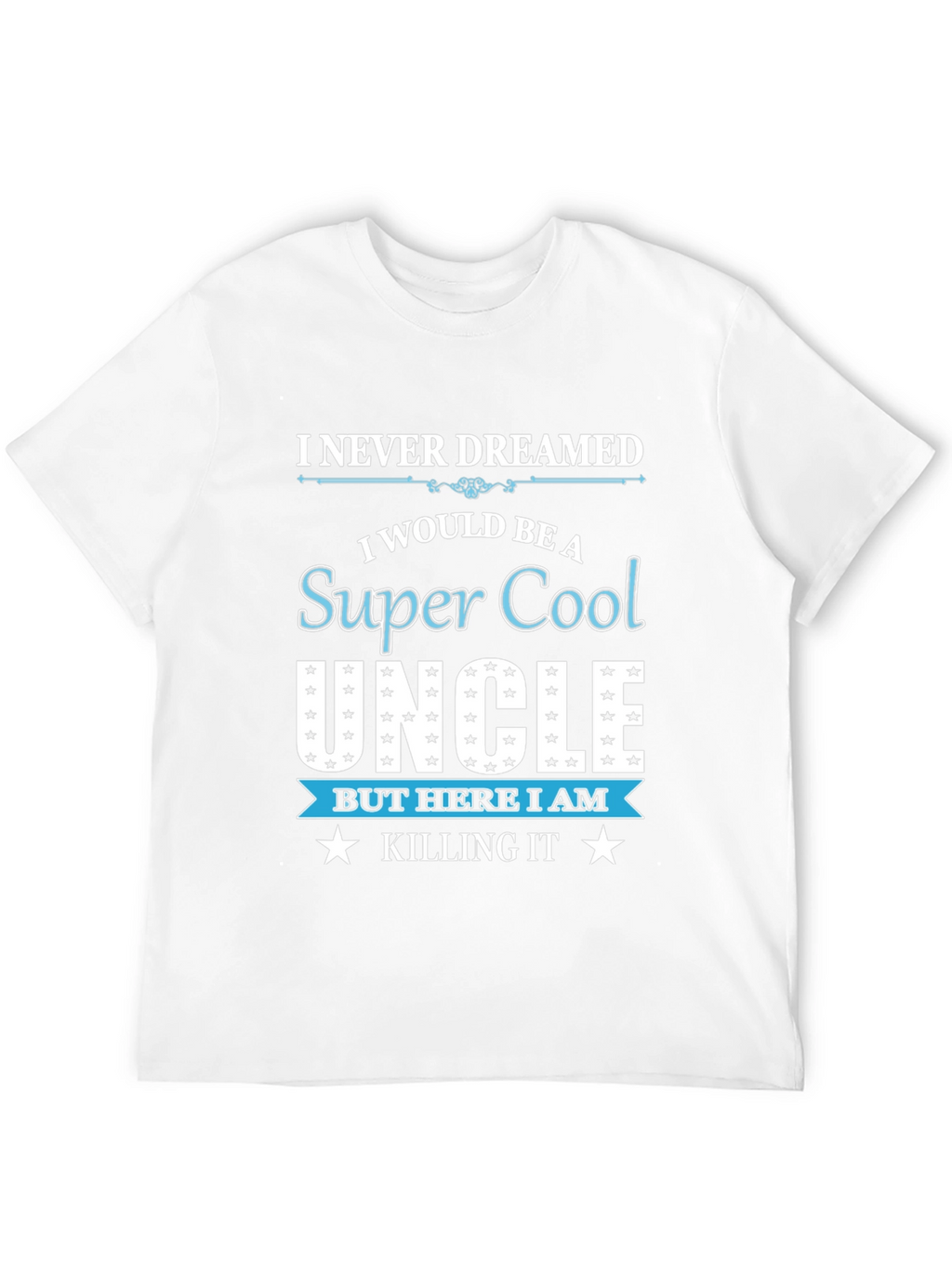 Super Cool Uncle Black T-Shirt