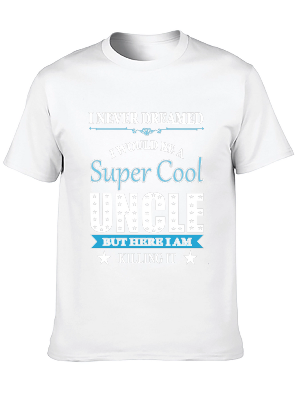 Super Cool Uncle Black T-Shirt