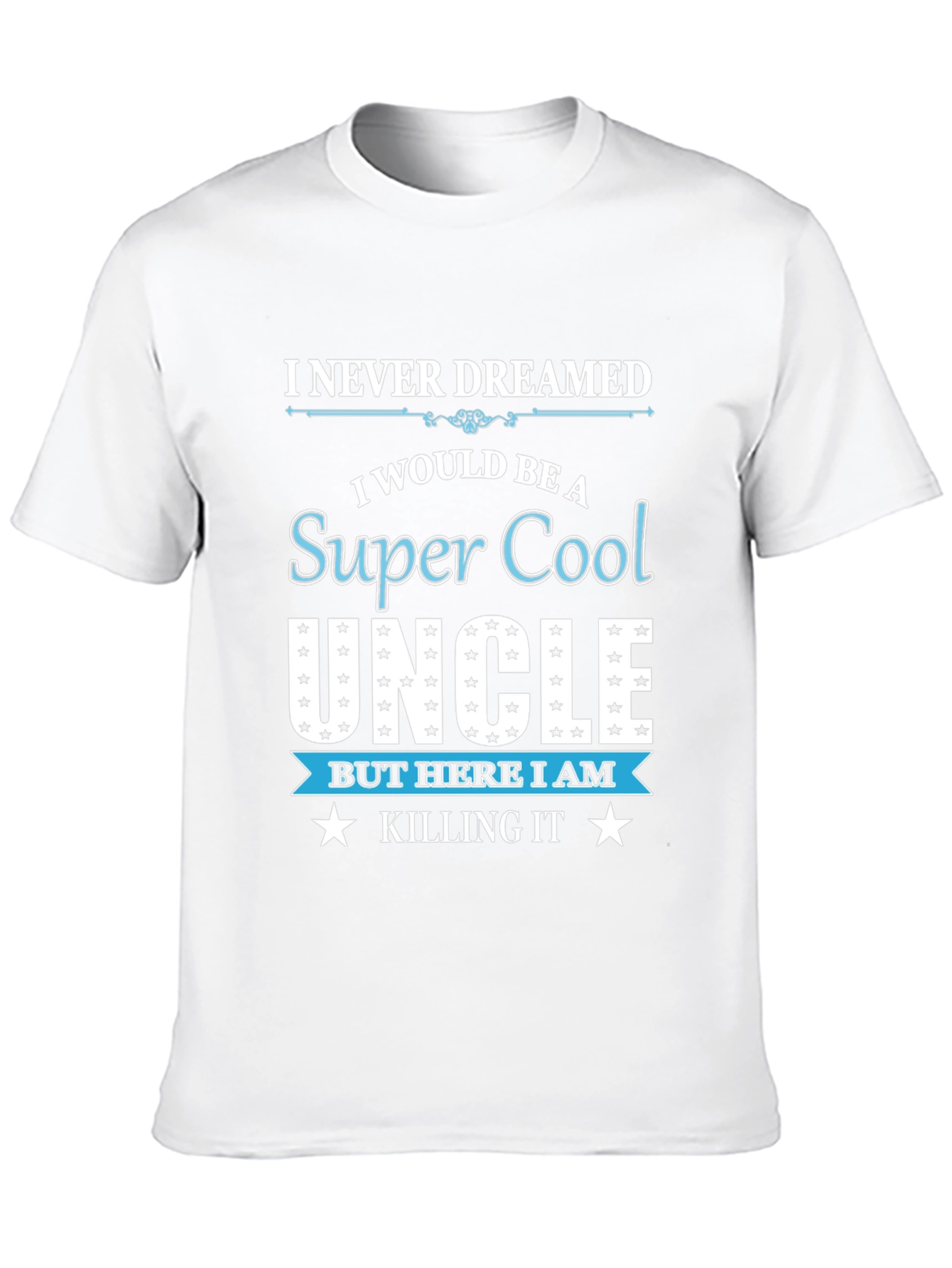 Super Cool Uncle Black T-Shirt