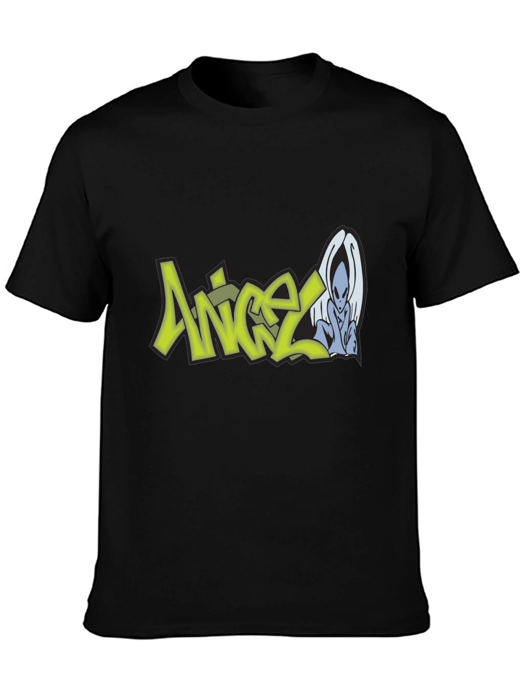 Angel Graphic Print T-Shirt - Urban Streetwear