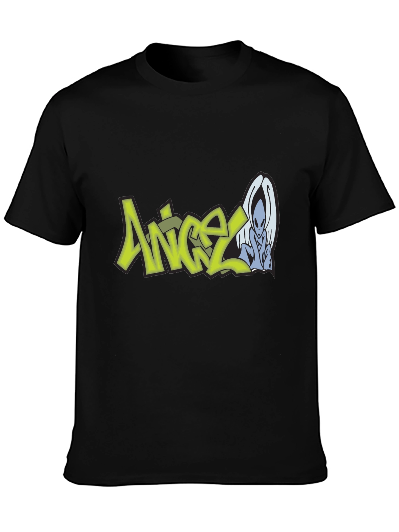 Angel Graphic Print T-Shirt - Urban Streetwear