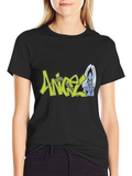 Angel Graphic Print T-Shirt - Urban Streetwear