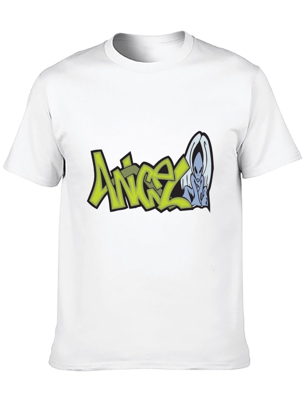 Angel Graphic Print T-Shirt - Urban Streetwear